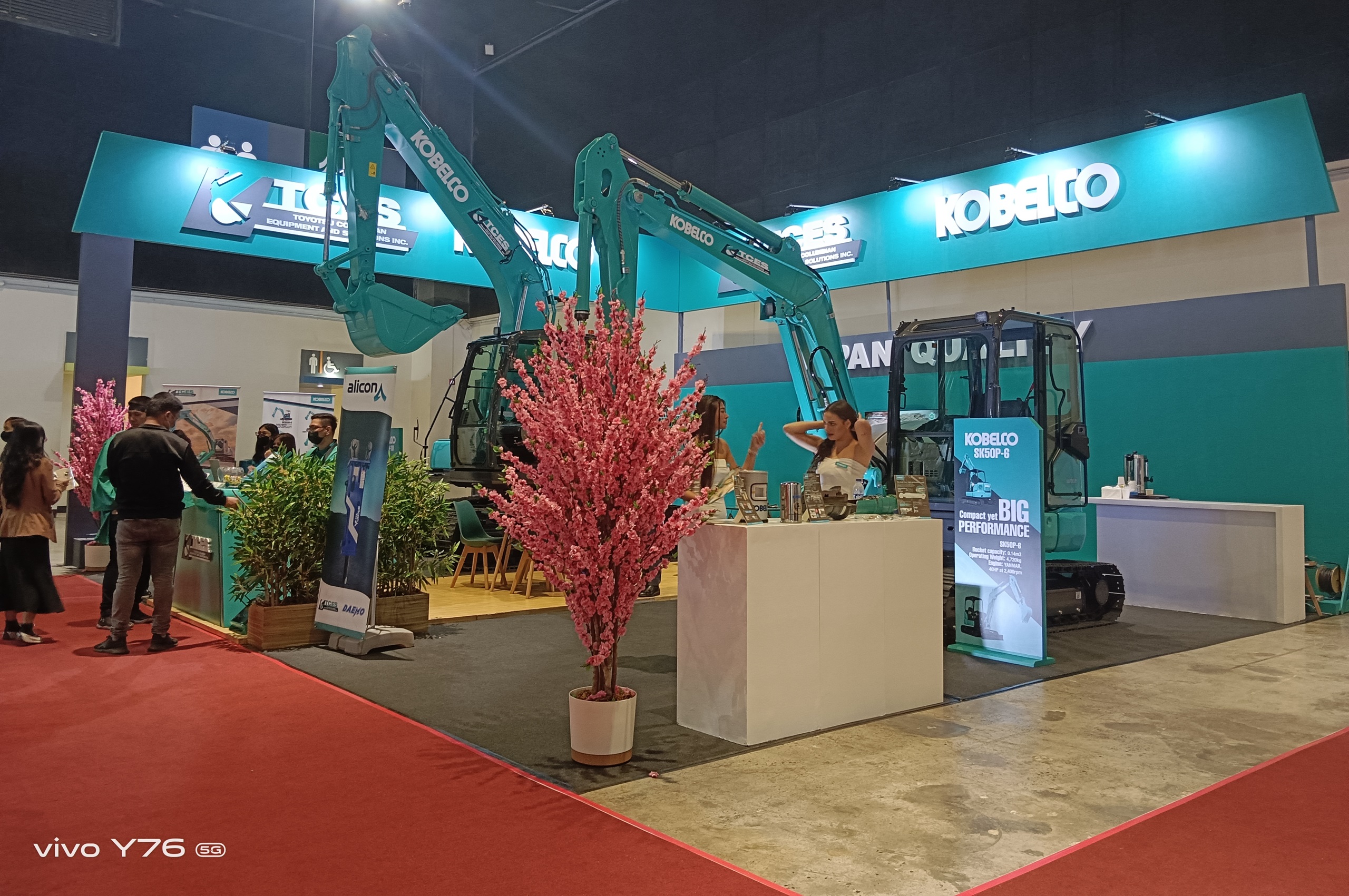 TCES & Kobelco Booth - Philconstuct Manila