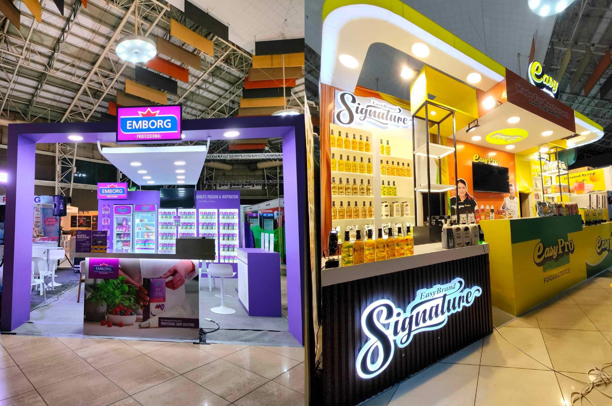 Easy Brand & Emborg Booth - World Food Expo CDO