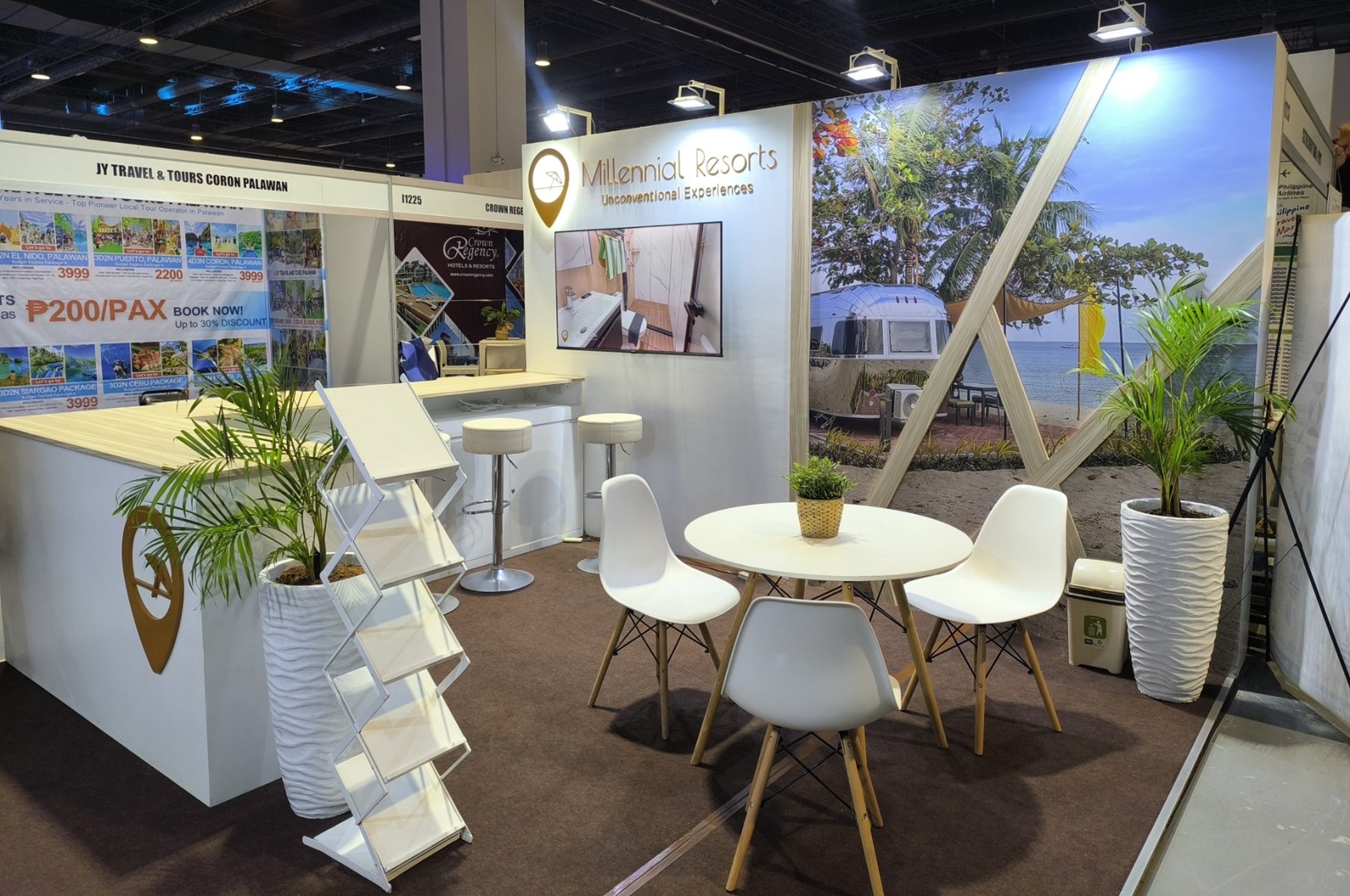 Milennial Resort Corporation & Landco Booth - Philippine Travel Mart