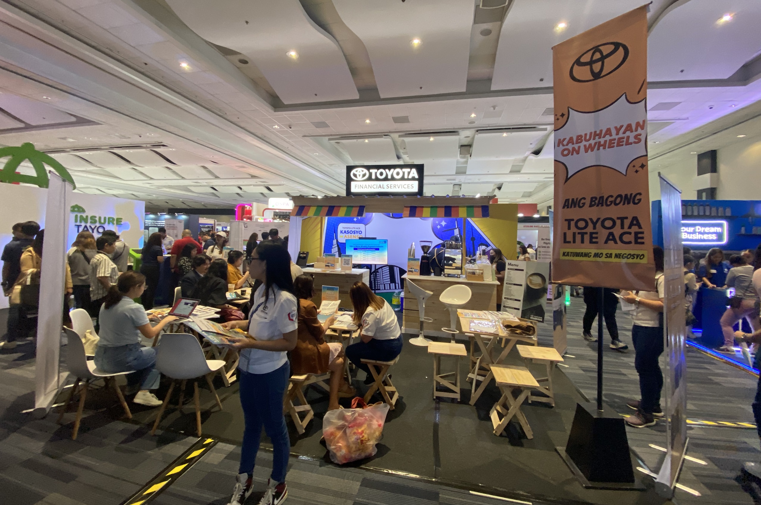 Toyota Financial Services Booth - Philippine Small And Medium Enterprise Business Expo
