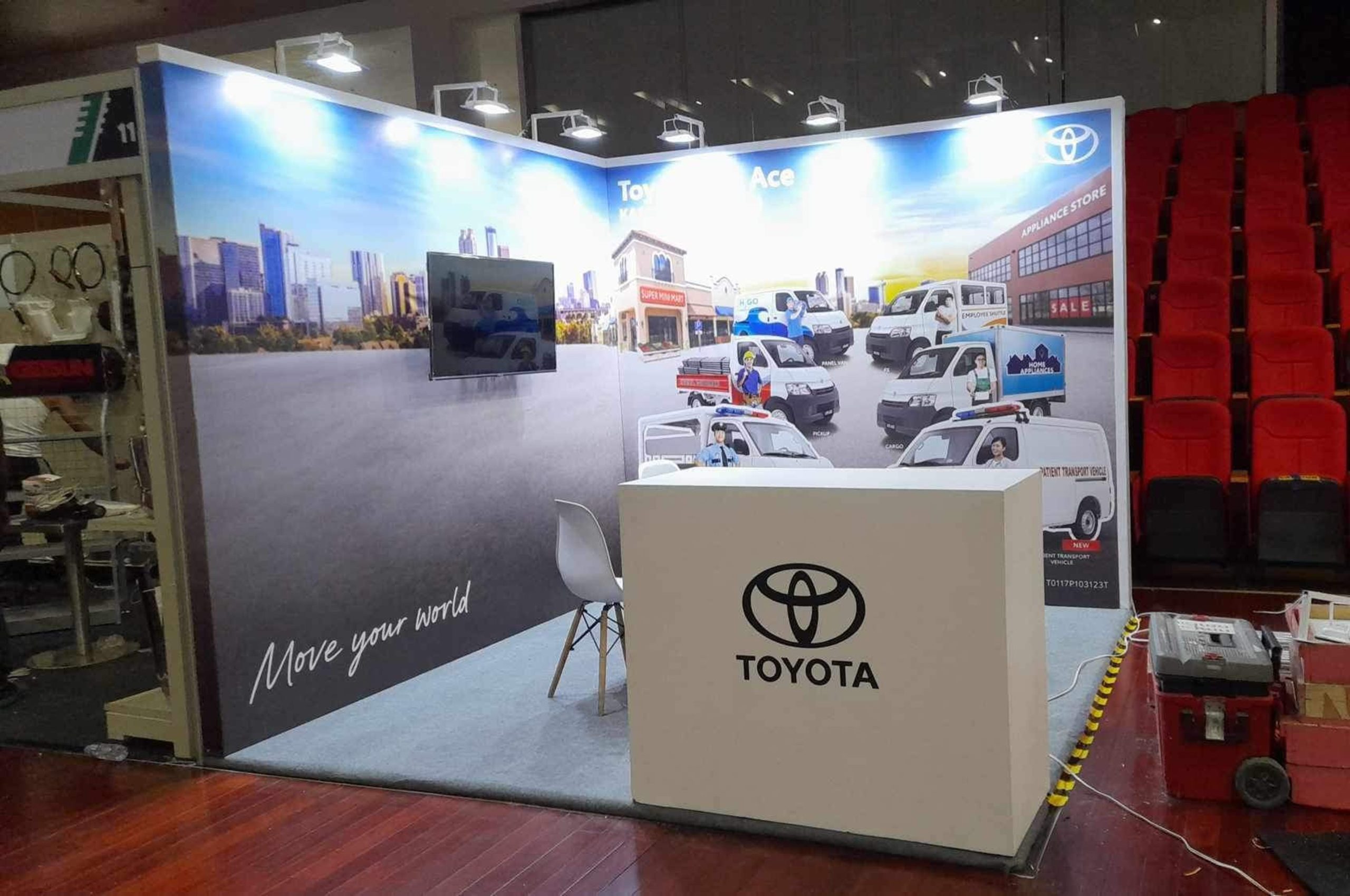 Philippine Commercial Vehicle Show Baguio Booth (Toyota)