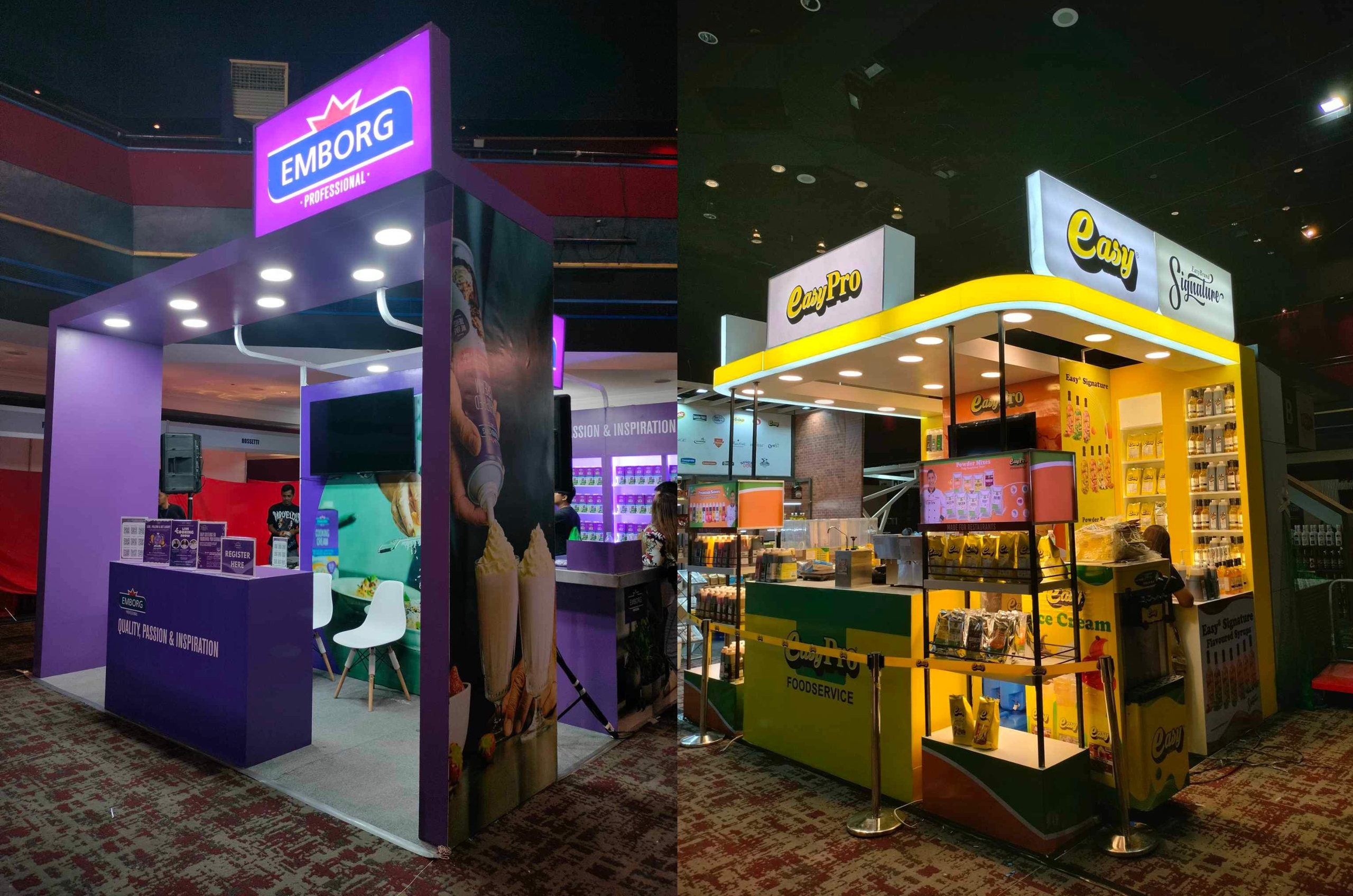 Emborg & Easy Brand Booth - World Food Expo Visayas